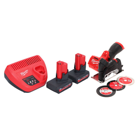 Milwaukee M12 FCOT-502 Multimaterialschneider 12 V 76 mm Brushless + 2x Akku 5,0 Ah + Ladegerät - Toolbrothers