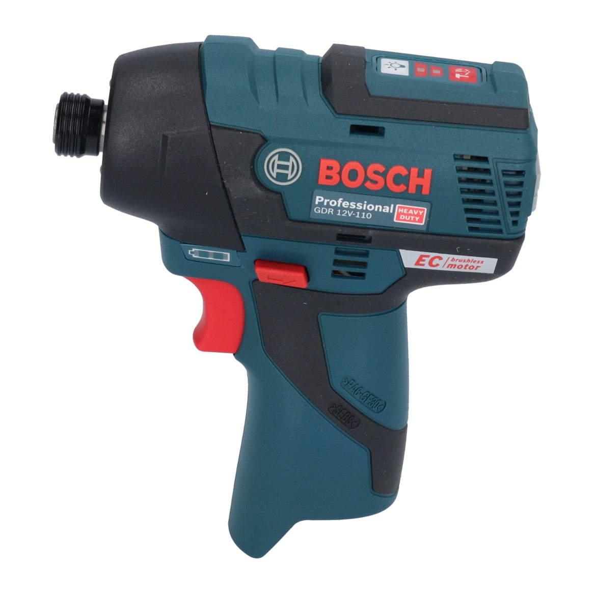 Bosch GDR 12V-110 Professional Akku Drehschlagschrauber 12 V 110 Nm 1/4" Brushless + 1x Akku 2,0 Ah + L-Boxx - ohne Ladegerät - Toolbrothers