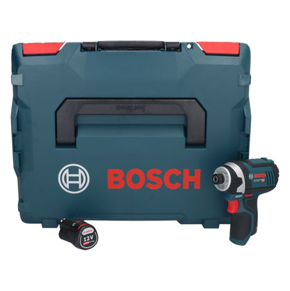 Bosch GDR 12V-105 Professional Akku Drehschlagschrauber 12 V 105 Nm 1/4" + 1x Akku 2,0 Ah + L-Boxx - ohne Ladegerät - Toolbrothers