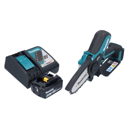 Scie à élaguer sur batterie Makita DUC 101 RG1 18 V 10 cm sans balai + 1x batterie 6,0 Ah + chargeur