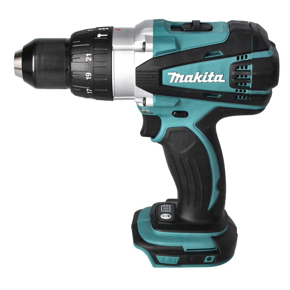 Makita DHP 458 RF1J Akku Schlagbohrschrauber 18 V 91 Nm + 1x Akku 3,0 Ah + Ladegerät + Makpac - Toolbrothers