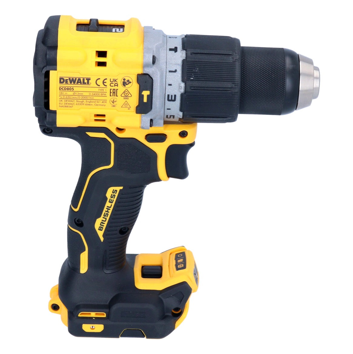 DeWalt DCD 805 N Akku Schlagbohrschrauber 18 V 90 Nm Brushless Solo - ohne Akku, ohne Ladegerät - Toolbrothers