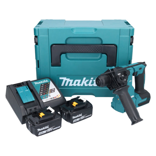 Makita DHR 183 RMJ Akku Bohrhammer 18 V 1,7 J SDS plus Brushless + 2x Akku 4,0 Ah + Ladegerät + Makpac - Toolbrothers