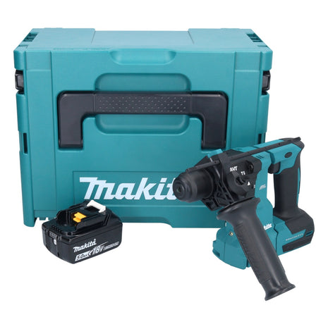 Makita DHR 183 T1J Akku Bohrhammer 18 V 1,7 J SDS plus Brushless + 1x Akku 5,0 Ah + Makpac - ohne Ladegerät - Toolbrothers