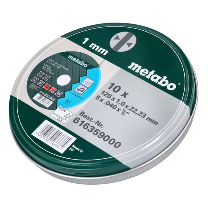 Metabo TF41 Trennscheibe Inox SP 125 x 1,0 x 22,23 mm 40 Stk. ( 4x 616359000 ) - Toolbrothers