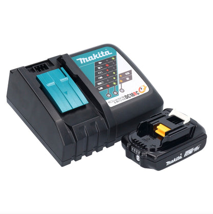 Makita DHP 484 RA1B perceuse à percussion sans fil 18 V 54 Nm sans balais noir + 1x batterie 2,0 Ah + chargeur