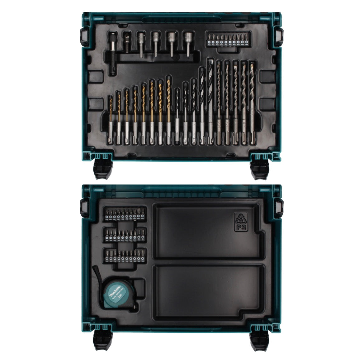 Makita SDS-plus Bit und Bohrer Set 65 tlg. + Makpac ( B-69478 ) für Holz / Stein / Metall - Toolbrothers