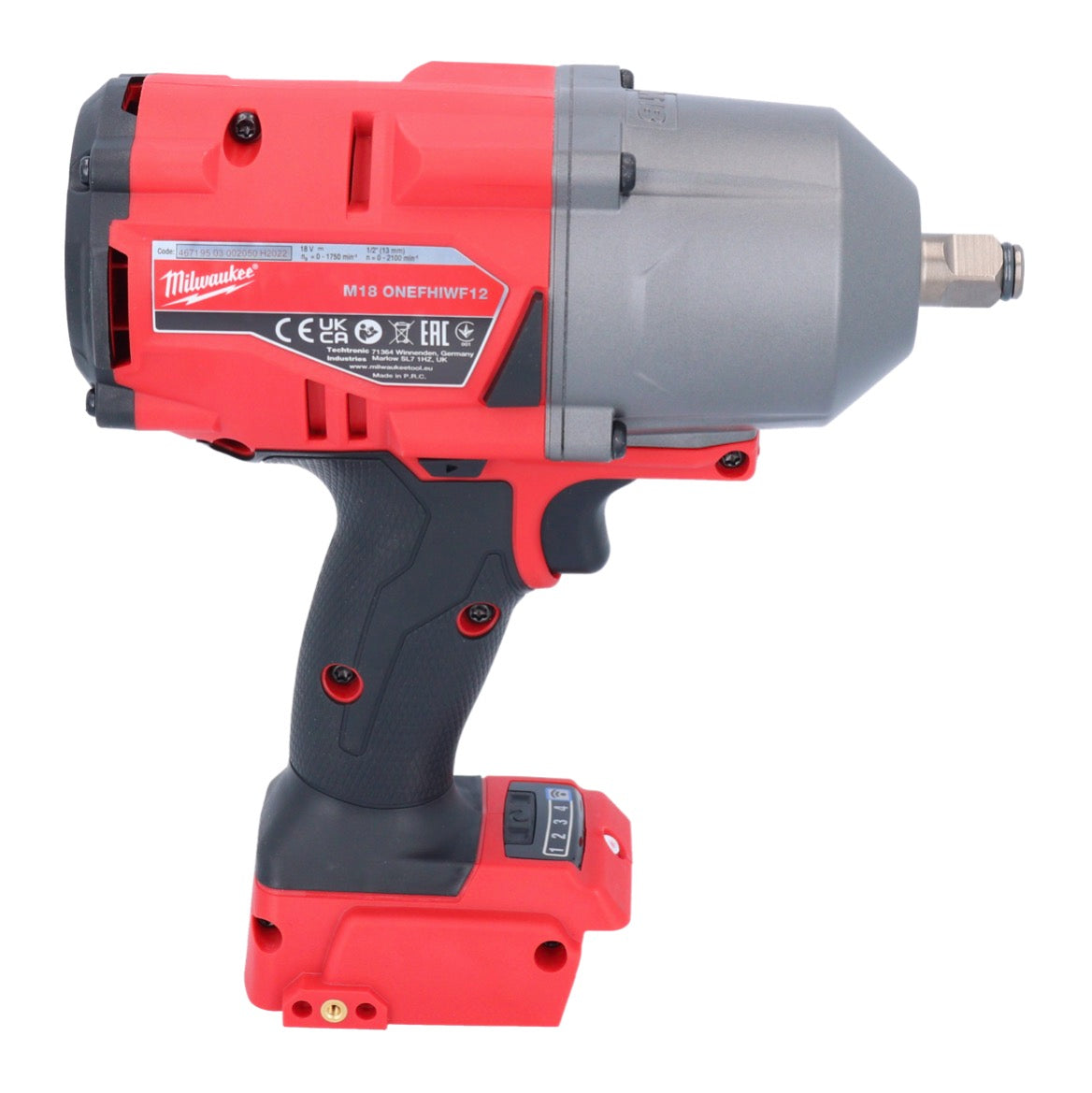 Clé à chocs sans fil Milwaukee M18 ONEFHIWF12-0X 18 V 1356 Nm 1/2" brushless (4933459726) + boîtier HD - sans batterie, sans chargeur