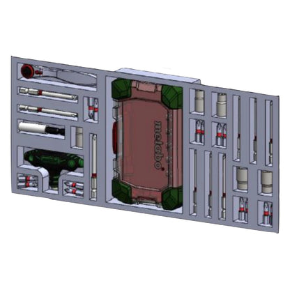 Calendrier de l'Avent Metabo avec jeu d'outils 31 pièces (626694000) embouts/douilles/cliquet