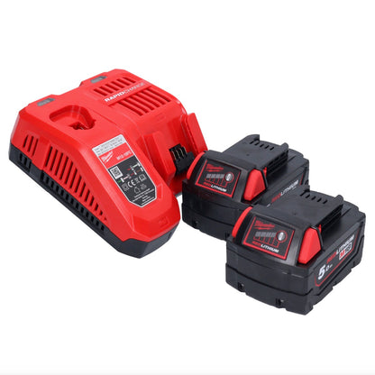 Milwaukee M18 FSAG115X-502X Akku Winkelschleifer 18 V 115 mm Brushless + 2x Akku 5,0 Ah + Ladegerät - Toolbrothers