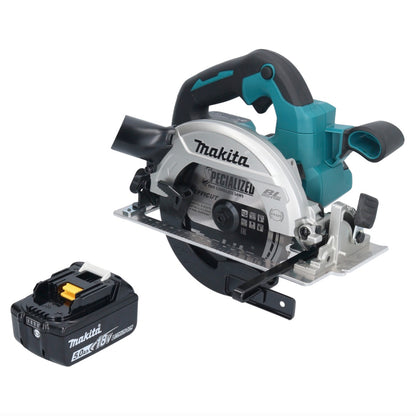 Makita DHS 661 T1 Akku Handkreissäge 18 V 165 mm Brushless + 1x Akku 5,0 Ah - ohne Ladegerät - Toolbrothers