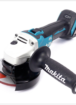 Makita DGA 504 Y1J Akku Winkelschleifer 18V 125mm Brushless + 1x Akku 1,5Ah + Makpac - ohne Ladegerät - Toolbrothers