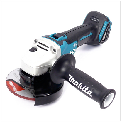 Makita DGA 504 Y1J Akku Winkelschleifer 18V 125mm Brushless + 1x Akku 1,5Ah + Makpac - ohne Ladegerät - Toolbrothers