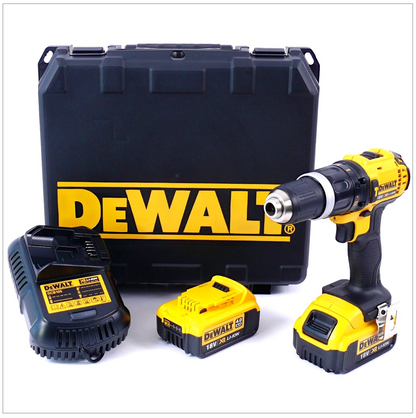 DeWalt DCD 785 M2 Akku Schlagbohrschrauber 18V + 2x Akkus 4,0Ah + Ladegerät im TSTAK Koffer - Toolbrothers