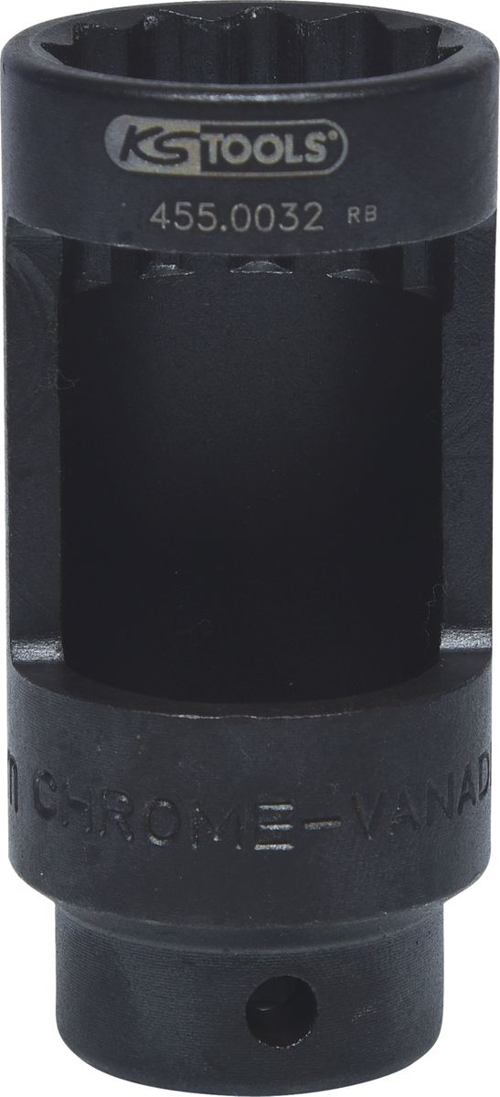 KS TOOLS 1/2" Diesel-Injektoren-Stecknuss 12-kant, 27mm ( 455.0032 ) - Toolbrothers