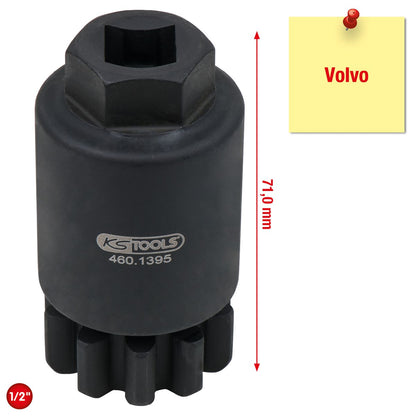 KS TOOLS 1/2" Motor-Durchdrehvorrichtung für Volvo ( 460.1395 ) - Toolbrothers