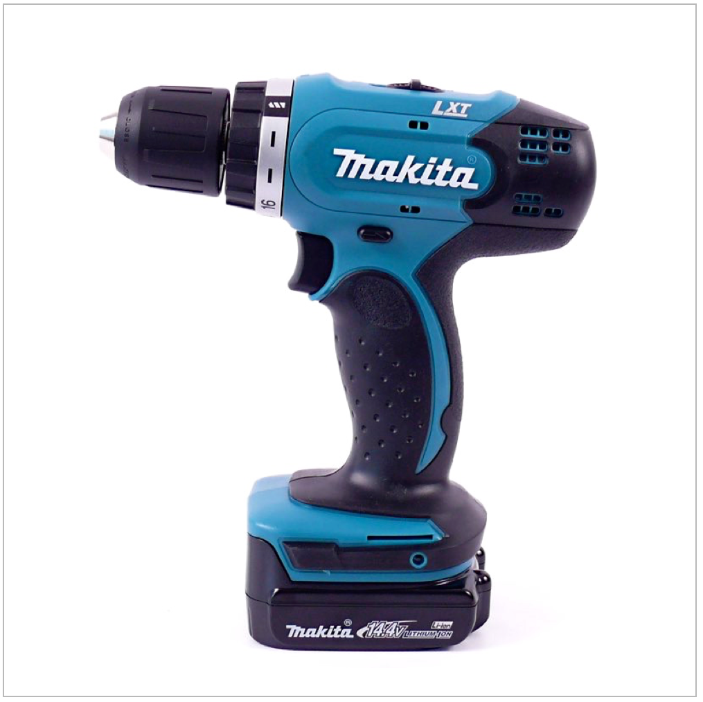 Makita DDF 343 RHJ - 1L 14,4V Akku Bohrschrauber mit 1x 1,5 Ah Akku, Ladegerät, BML 146 Lampe im Makita Koffer - Toolbrothers