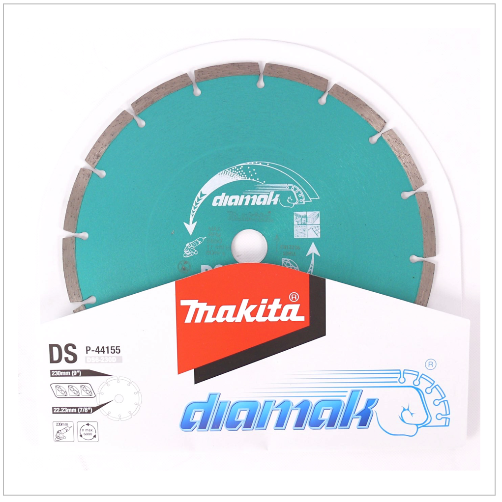 Makita DIAMAK 230 mm x 22,23 mm Diamantscheibe Sägeblatt P-44155 - Toolbrothers