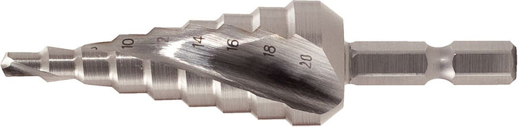 KS TOOLS 1/4" HSS Stufenbohrer-Bit,Ø 4-20mm, 9 Stufen ( 330.2382 ) - Toolbrothers