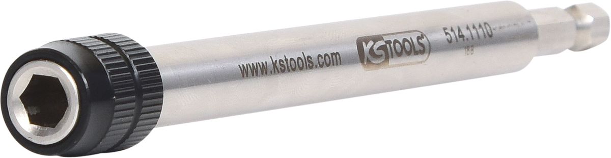 KS TOOLS 1/4" Magnetischer Schnellwechsel-Bithalter, 150mm ( 514.1110 ) - Toolbrothers