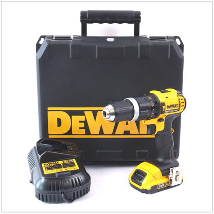 DeWalt DCD 785 D1 Akku Schlagbohrschrauber 18V 60Nm + 1x Akku 2,0Ah + Ladegerät im Koffer - Toolbrothers