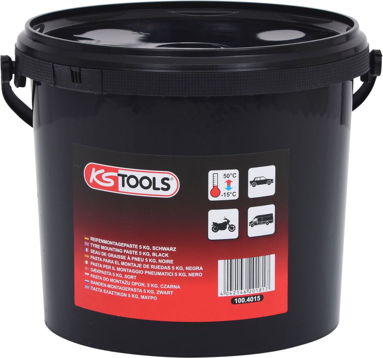 KS TOOLS Reifenmontagepaste 5 kg, schwarz ( 100.4015 ) - Toolbrothers