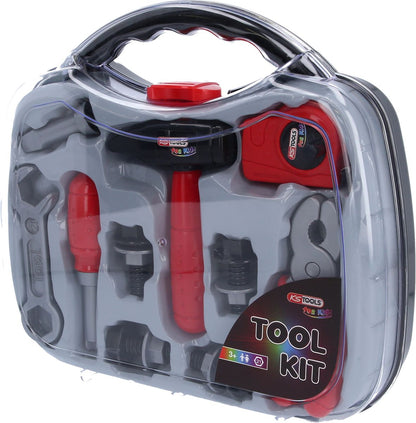 KS TOOLS Kinder Werkzeug-Satz mit Werkzeugkoffer, 21-tlg ( 100203 ) - Toolbrothers