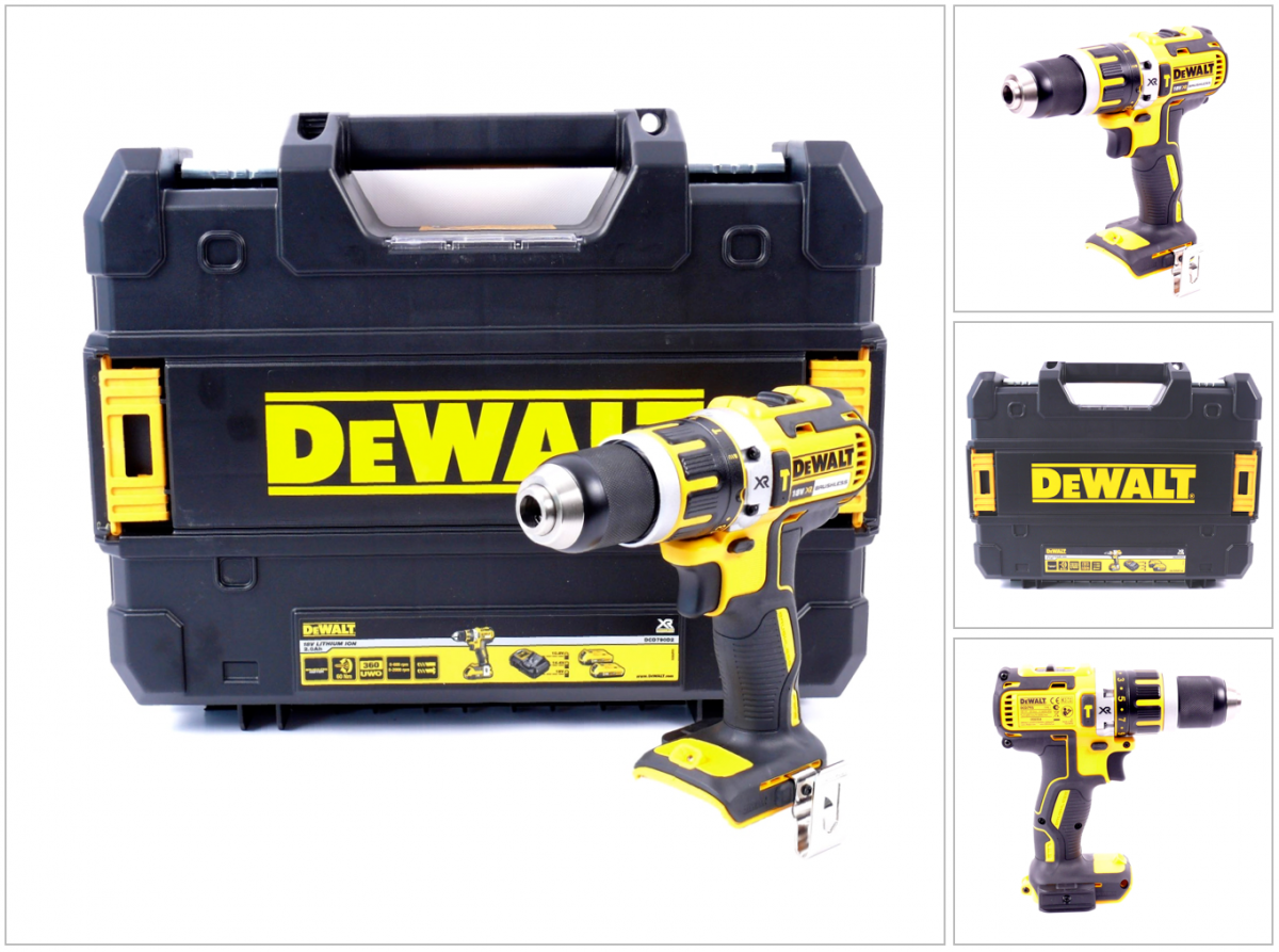 DeWalt DCD 795 NT-XJ Akku Schlagbohrschrauber 18 V Li-Ion im T STAK Koffer ohne Ladegerät ohne Akku - Toolbrothers