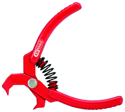 KS TOOLS Niet-Lösezange, rot, abgewinkelt, 100mm ( 115.1097 ) - Toolbrothers