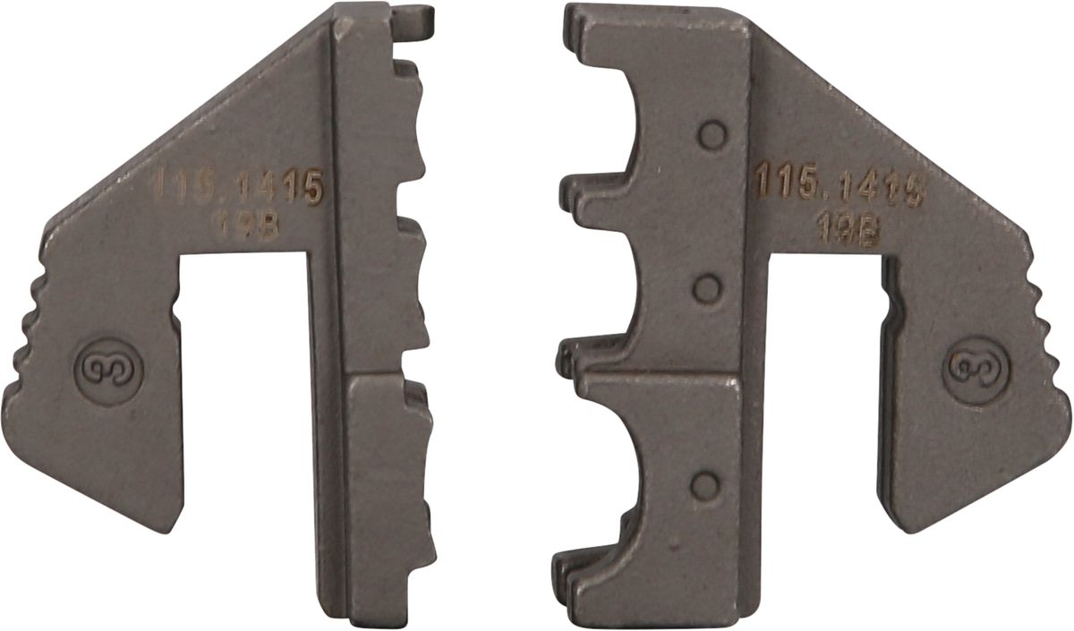 KS TOOLS Paar Crimp-Einsätze für isolierte Kabelschuhe, Ø 0,5 - 6 mm  ( 115.1415 ) - Toolbrothers