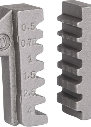 KS TOOLS Paar Crimp-Einsätze für Aderendhülsen, Ø 0,5 - 4 mm  ( 115.1418 ) - Toolbrothers