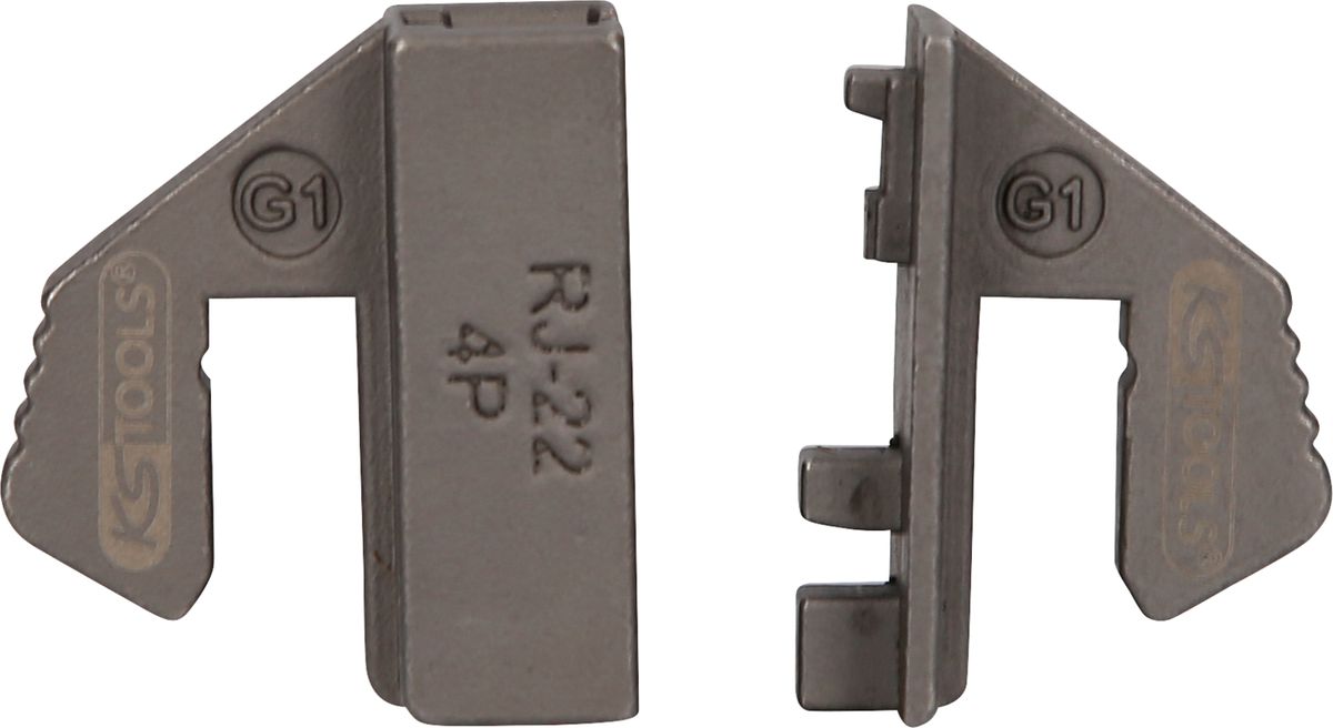 KS TOOLS Crimpeinsatz für ungeschirmte WE-Stecker 4P, RJ - 22  ( 115.1422 ) - Toolbrothers