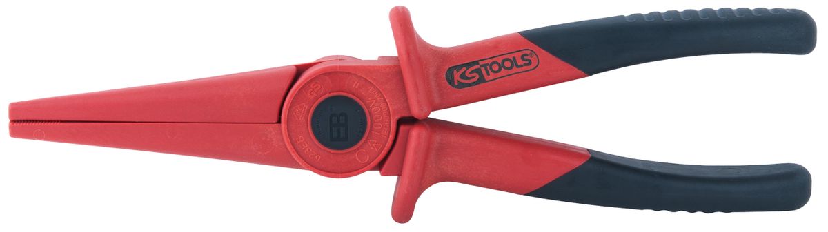 KS TOOLS Kunststoff-Kombizange mit Schutzisolierung, 225mm ( 117.1766 ) - Toolbrothers