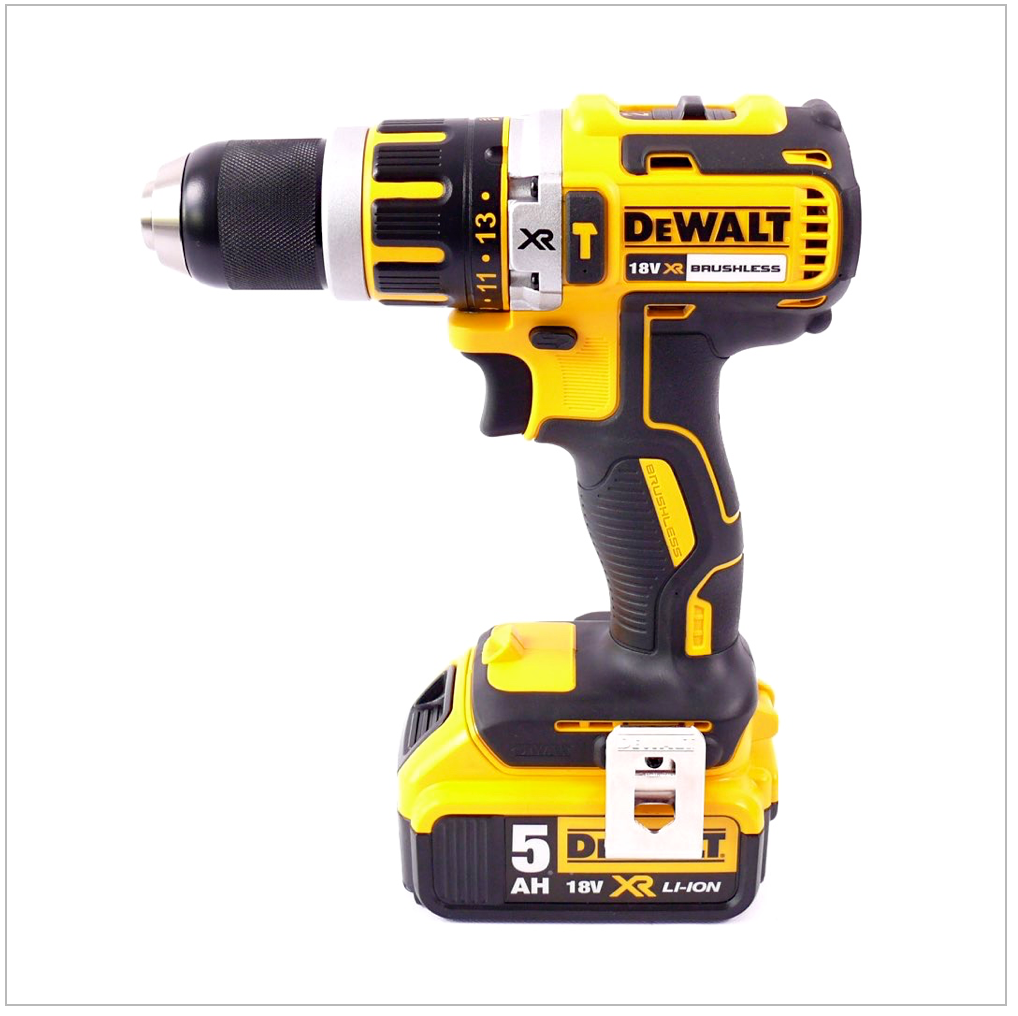 DeWalt DCD 795 P2 Akku Schlagbohrschrauber 18V 60Nm + 2x Akku 5,0Ah + Ladegerät + TSTAK - Toolbrothers