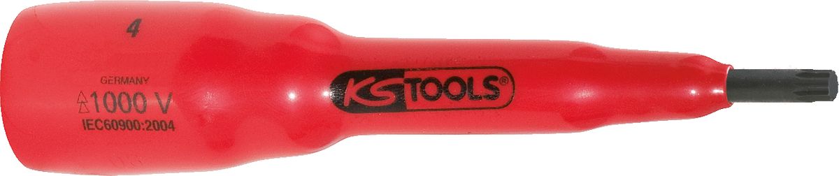 KS TOOLS 3/8" Bit-Stecknuss mit Schutzisolierung für Vielzahn(XZN®)-Schrauben, M8 ( 117.3893 ) - Toolbrothers