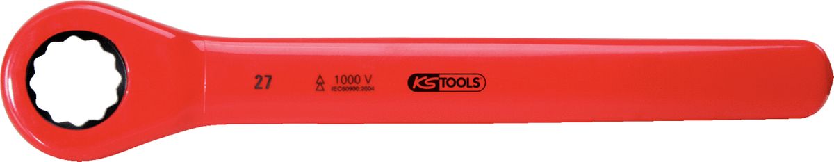 KS TOOLS Ratschenringschlüssel mit Schutzisolierung, 10mm ( 117.4210 ) - Toolbrothers