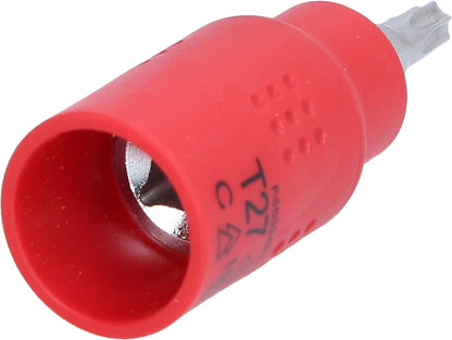 KS TOOLS 3/8" Isolierte Bit-Stecknuss Torx, T27, 60mm ( 118.3814 ) - Toolbrothers