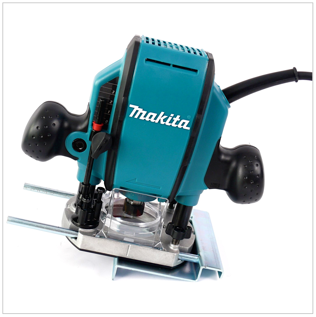 Makita RP 0900 J - 900 Watt Oberfräse 8 mm im MAKPAC Systemkoffer - Toolbrothers