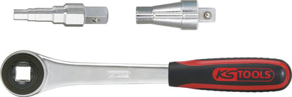 KS TOOLS Gas-Stufenschlüssel-Satz 3/8"-1", 3-tlg ( 130.3500 ) - Toolbrothers