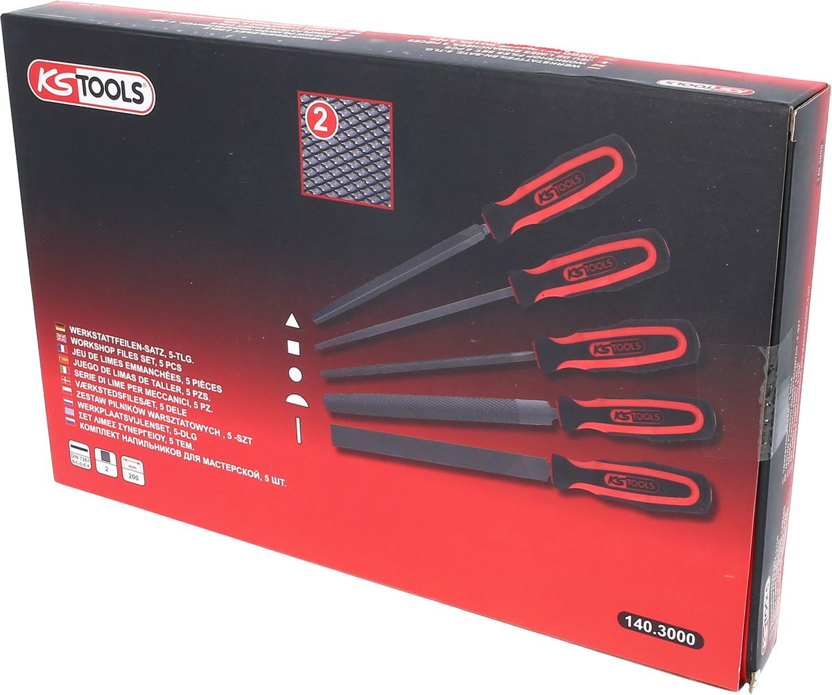 KS TOOLS Werkstattfeilen-Satz, 5-tlg ( 140.3000 ) - Toolbrothers