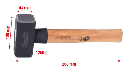 KS TOOLS Fäustel mit Hickorystiel, 1250g ( 142.5125 ) - Toolbrothers