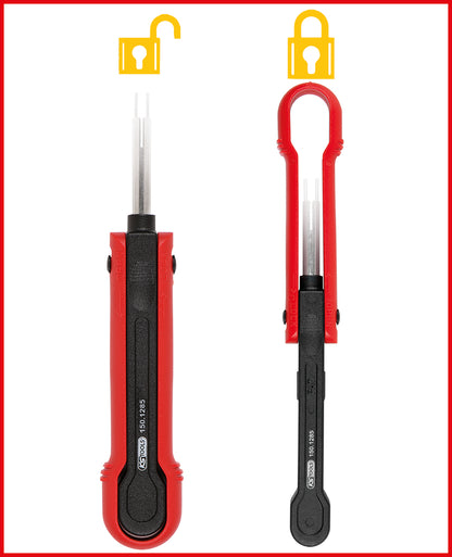 KS TOOLS Kabel-Entriegelungswerkzeug für Rundstecker und Rundsteckhülsen 2,5mm ( 150.1291 ) - Toolbrothers