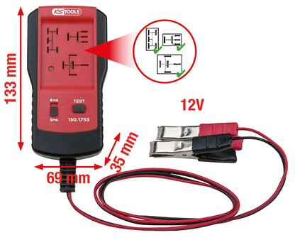 KS TOOLS 12V Relais-Tester ( 150.1755 ) - Toolbrothers