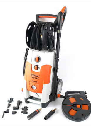 Stihl RE 143 PLUS Hochdruckreiniger 140 bar mit Schlauchtrommel ( 4768 012 4509 ) - Toolbrothers