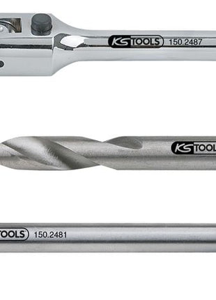 KS TOOLS ABS-Sensoren-Reibahlen-Satz, 7-tlg ( 150.2480 ) - Toolbrothers