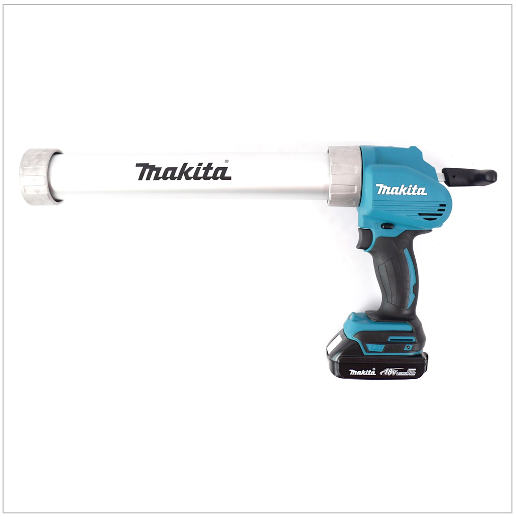 Makita DCG 180 RYEX 18 V Akku Kartuschenpistole Set mit 2x 1,5 Ah Akku und Ladegerät im Koffer - Toolbrothers