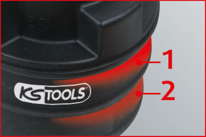 KS TOOLS 2-stufiger Einlass-Adapter, 31x38 mm ( 150.2521 ) - Toolbrothers