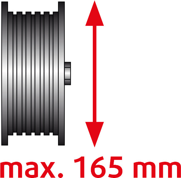 KS TOOLS Universal-Rillen-Riemenscheiben-Abzieher Ø 40-165 mm ( 150.3170 ) - Toolbrothers