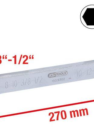 KS TOOLS 8 in 1 Öldienst-Schlüssel, 270 mm ( 150.9302 ) - Toolbrothers