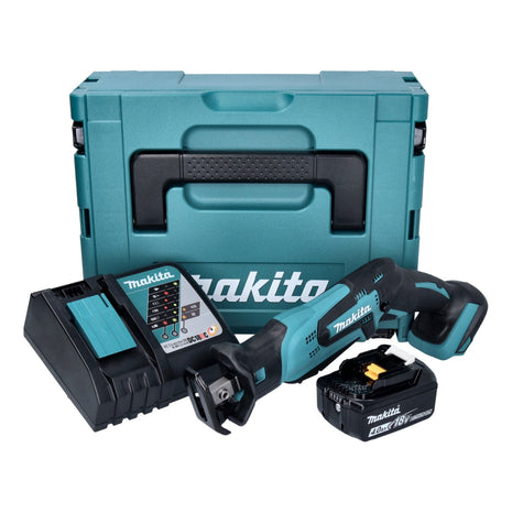 Makita DJR 185 RM1J Akku Recipro Säbelsäge 18 V + 1x Akku 4,0 Ah + Ladegerät + Makpac - Toolbrothers